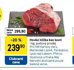 Tesco Hovězí kližka beze kosti nabídka