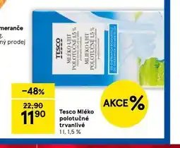 Tesco Trvanlivé mléko 1,5% nabídka