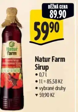 Albert Natur Farm Sirup nabídka