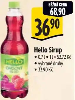 Albert Hello Sirup nabídka