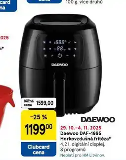 Tesco Horkovzdušná fritéza daewoo nabídka