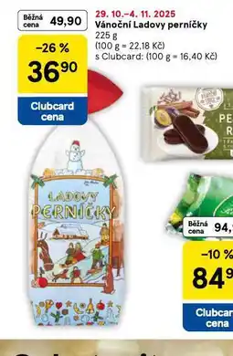 Tesco Vánoční ladovy perníčky nabídka