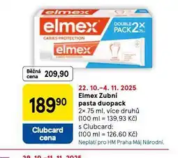 Tesco Elmex zubní pasta nabídka