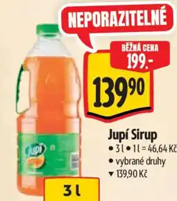 Albert Jupí Sirup nabídka