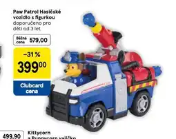 Tesco Paw patrol hasičské vozidlo s figurkou nabídka