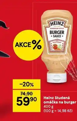 Tesco Henz studená omáčka na burger nabídka