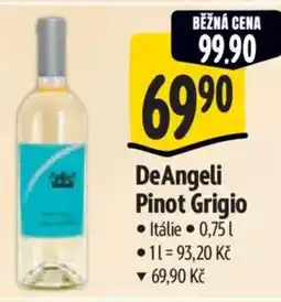 Albert DeAngeli Pinot Grigio nabídka