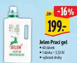Albert Jelen Prací gel nabídka