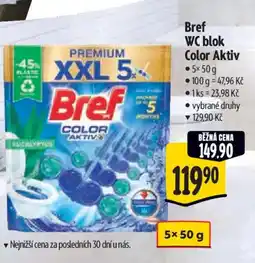 Albert Bref WC blok Color Aktiv nabídka