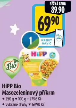 Albert HiPP Bio Masozeleninový příkrm nabídka