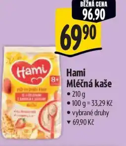Albert Hami Mléčná kaše nabídka