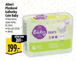 Albert Albert Plenkové kalhotky Cute Baby nabídka