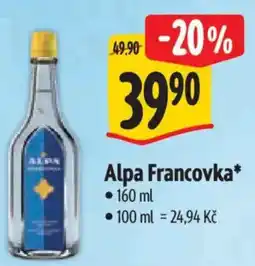 Albert Alpa Francovka* nabídka