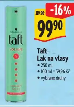 Albert Taft Lak na vlasy nabídka