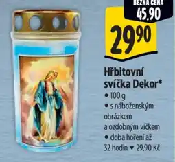 Albert Hřbitovní svíčka Dekor* nabídka