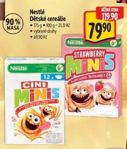 Albert Nestlé Dětské cereálie nabídka