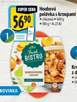 Albert Houbová polévka s kroupami nabídka