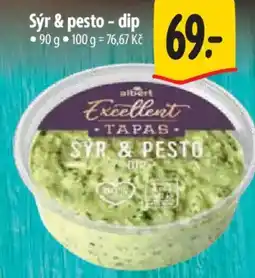 Albert Sýr & pesto - dip nabídka