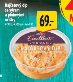 Albert Rajčatový dip se sýrem a piniovými oříšky nabídka