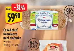 Albert Česká chuť Řezníkova mini tlačenka nabídka