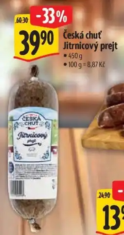Albert Česká chuť Jitrnicový prejt nabídka