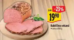 Albert Babiččina sekaná nabídka