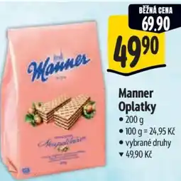 Albert Manner Oplatky nabídka