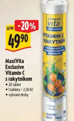 Albert MaxiVita Exclusive Vitamin C s rakytníkem nabídka