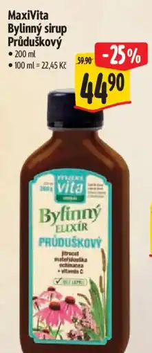 Albert MaxiVita Bylinný sirup Průduškový nabídka