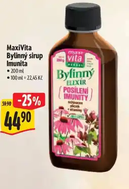 Albert MaxiVita Bylinný sirup Imunita nabídka