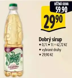 Albert Dobrý sirup nabídka