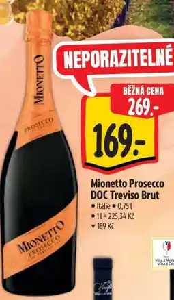 Albert Mionetto Prosecco DOC Treviso Brut nabídka