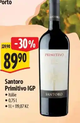 Albert Santoro Primitivo IGP nabídka