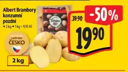 Albert Albert Brambory konzumní pozdní nabídka