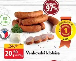 MP Krásno Venkovská klobása nabídka