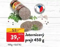 MP Krásno Jaternicový prejt nabídka