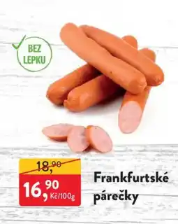 MP Krásno Frankfurtské párečky nabídka