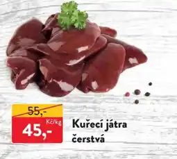 MP Krásno Kuřecí játra čerstvá nabídka