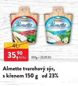 MP Krásno Hochland Almette tvarohový sýr, s křenem nabídka