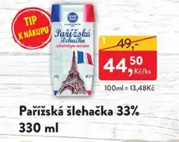MP Krásno Pařížská šlehačka 33% nabídka