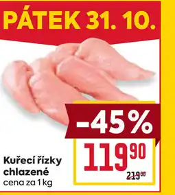 Billa Kuřecí řízky chlazené nabídka