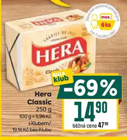 Billa Hera Classic nabídka