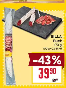 Billa BILLA Fuet nabídka
