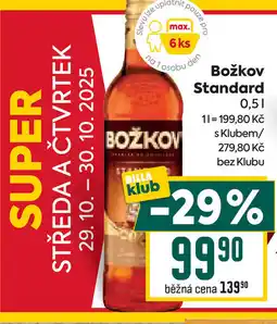 Billa Božkov Standard nabídka