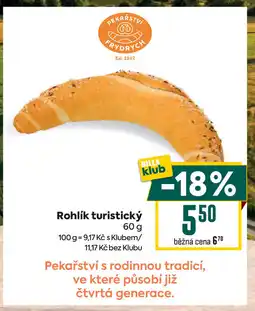 Billa Rohlík turistický nabídka