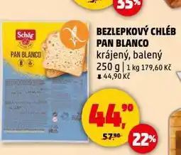 Penny Market Bezlepkový chléb pan blanco nabídka