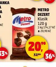 Penny Market Metro dezert nabídka