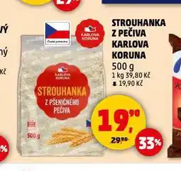 Penny Market Strouhanka z pečiva karlova koruna nabídka