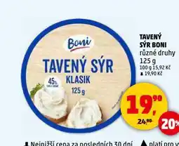 Penny Market Tavený sýr boni nabídka