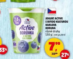 Penny Market Jogurt active s bifido kulturou karlova koruna nabídka